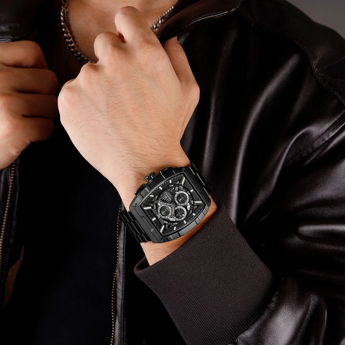Naviforce Watch For Men NF8066-B-B-B