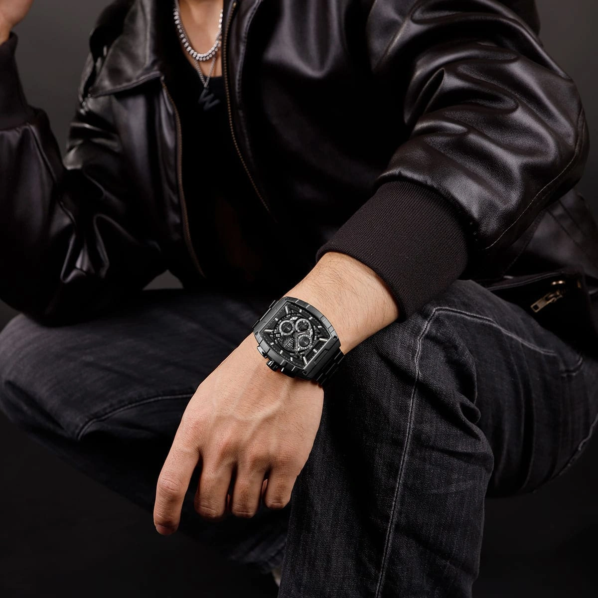 Naviforce Watch For Men NF8066-B-B-B