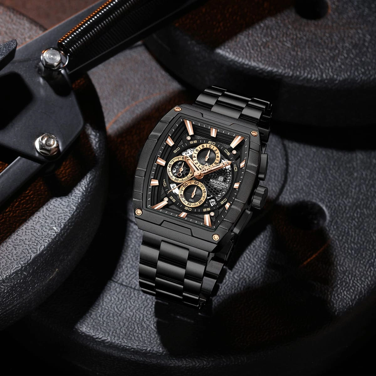Naviforce Watch For Men NF8066-B-RG-B