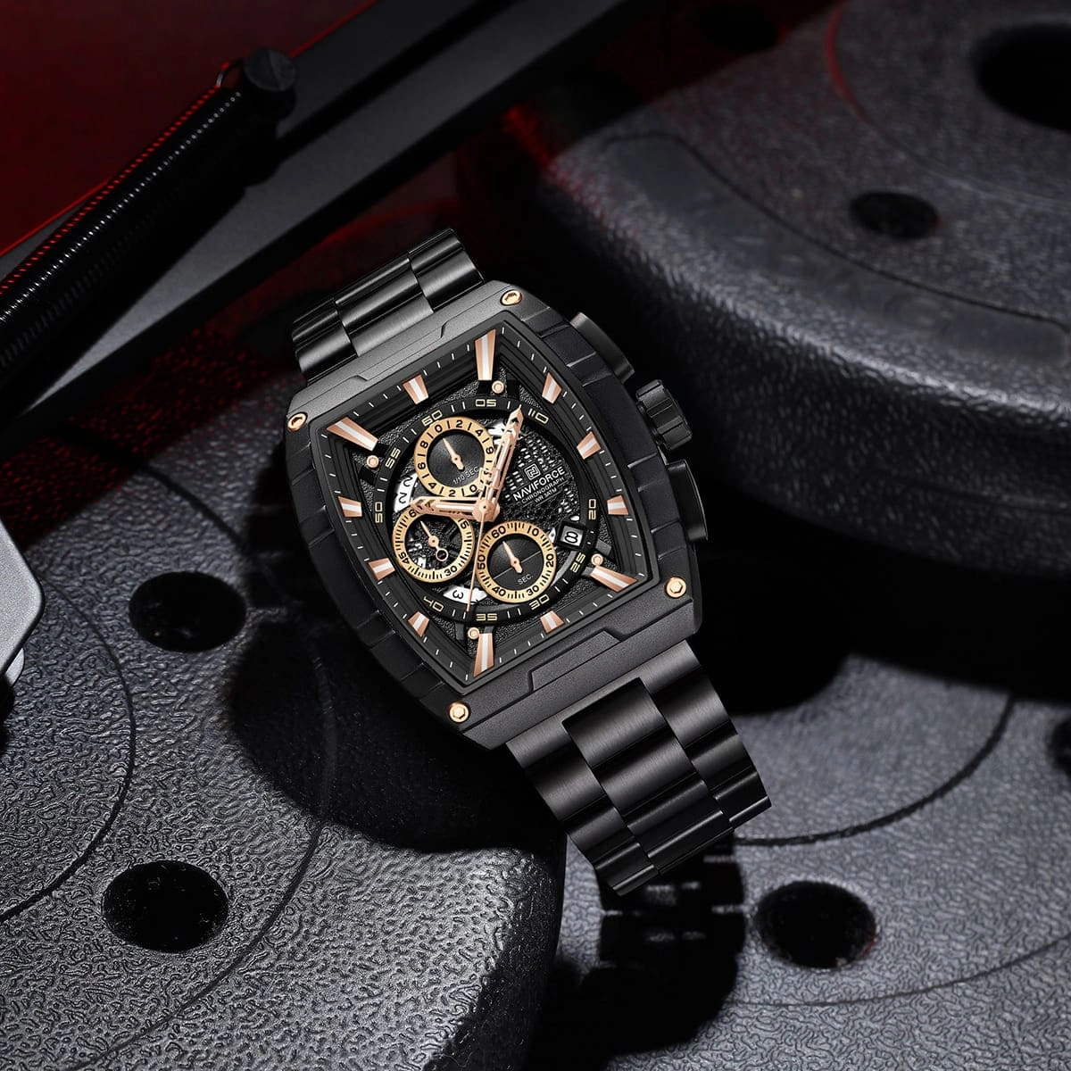 Naviforce Watch For Men NF8066-B-RG-B