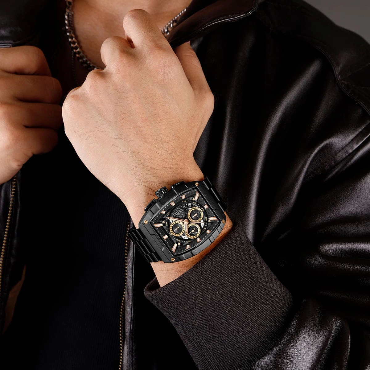 Naviforce Watch For Men NF8066-B-RG-B