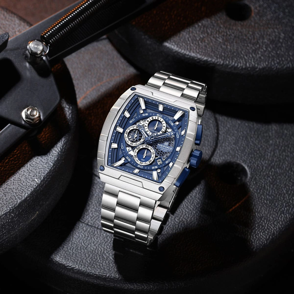 Naviforce Watch For Men NF8066-S-BE-S