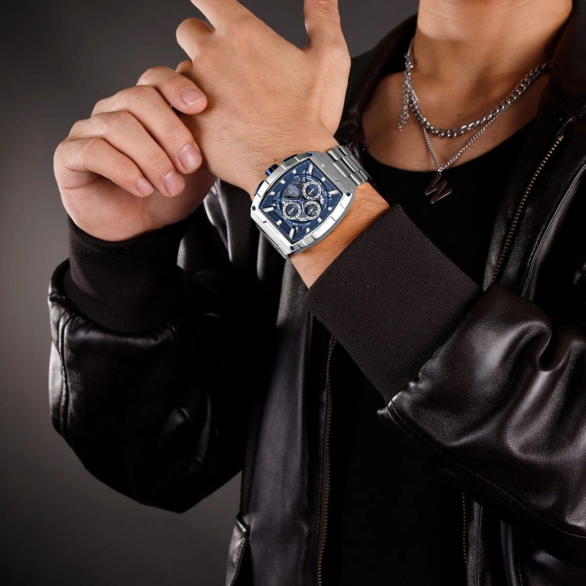 Naviforce Watch For Men NF8066-S-BE-S