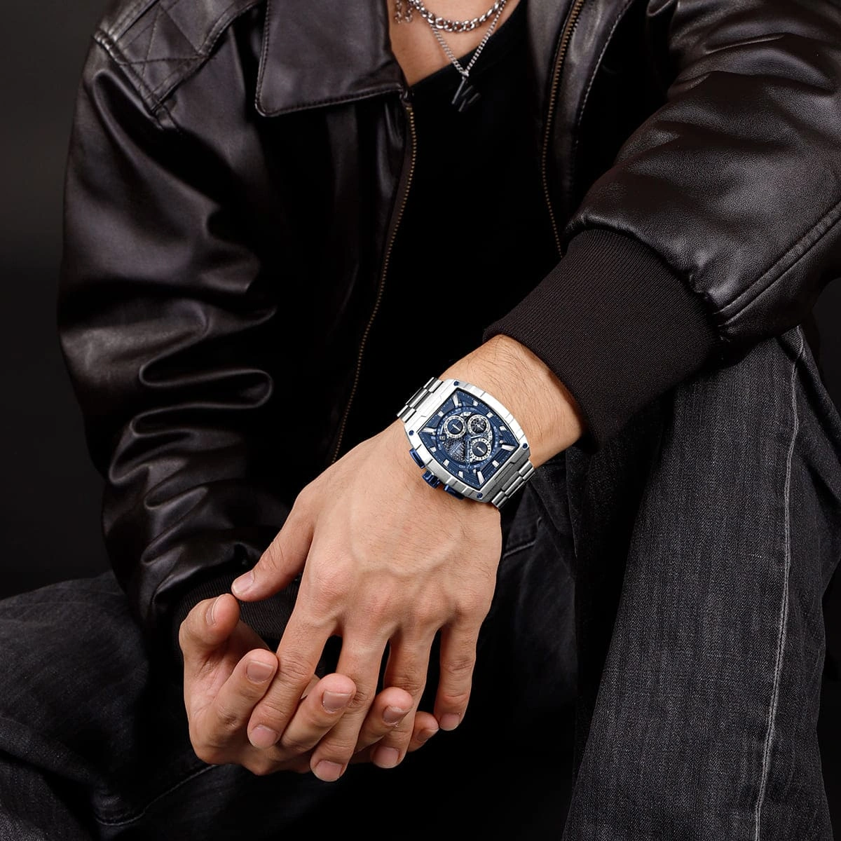 Naviforce Watch For Men NF8066-S-BE-S