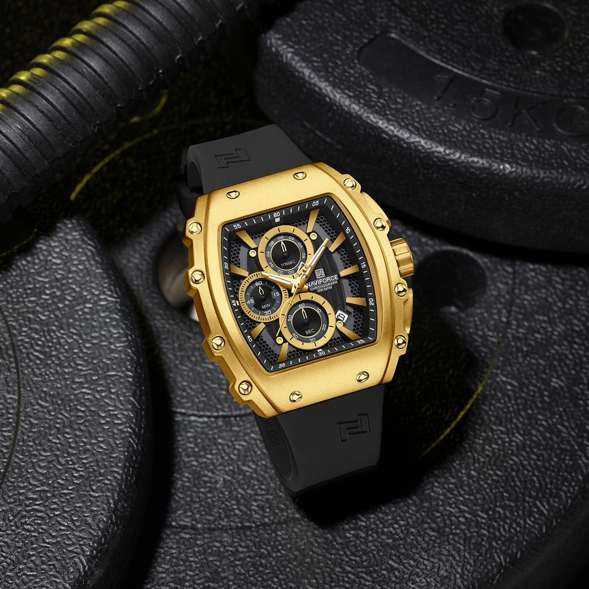 Naviforce Watch For Men NF8070-G-B-B
