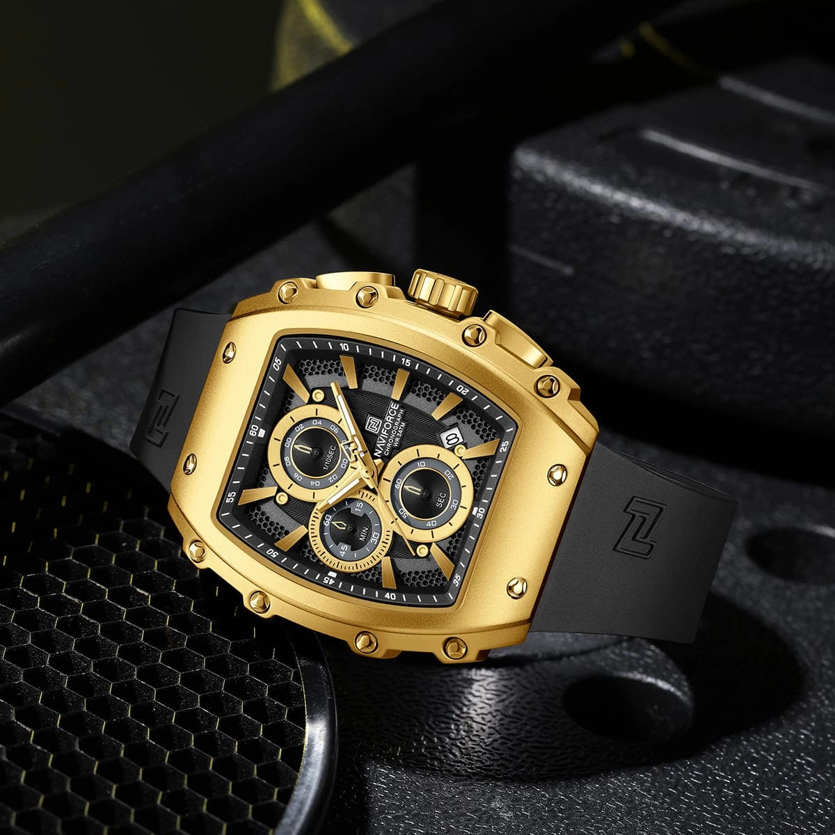Naviforce Watch For Men NF8070-G-B-B