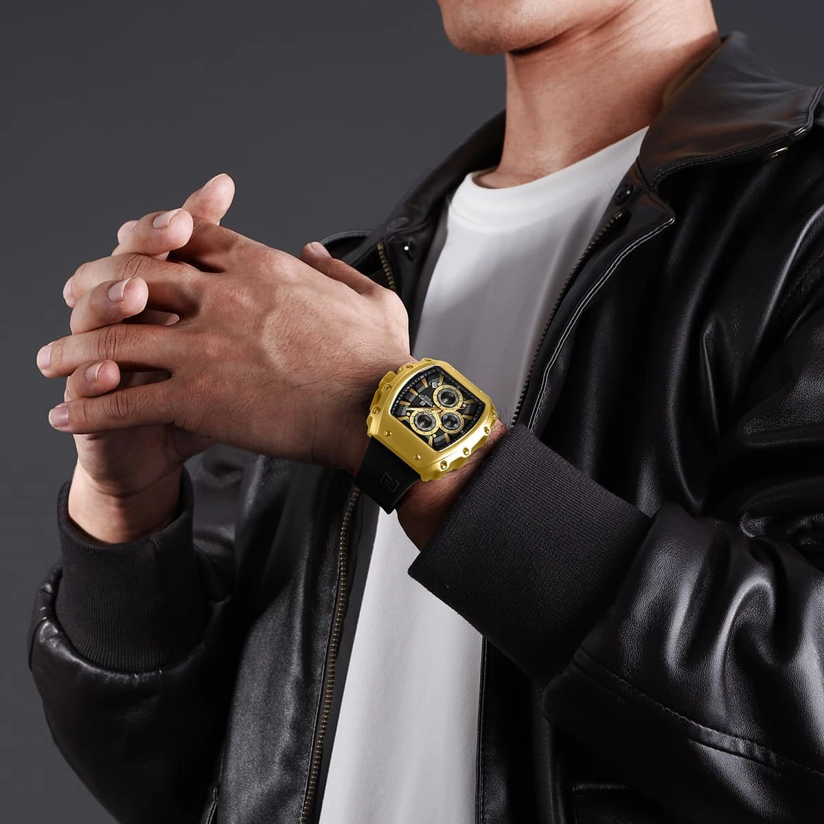 Naviforce Watch For Men NF8070-G-B-B