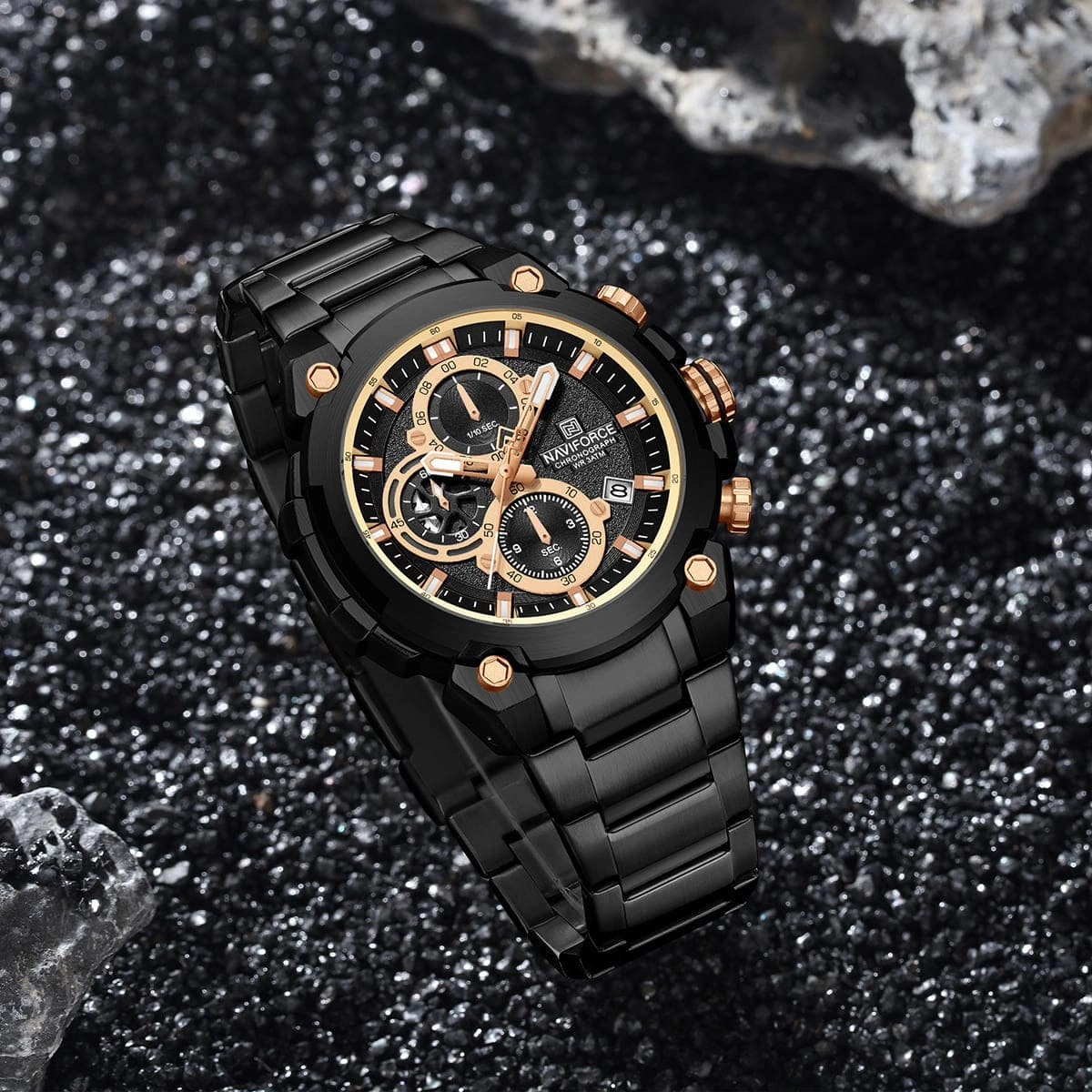 Naviforce Watch For Men NF8071-B-RG-B