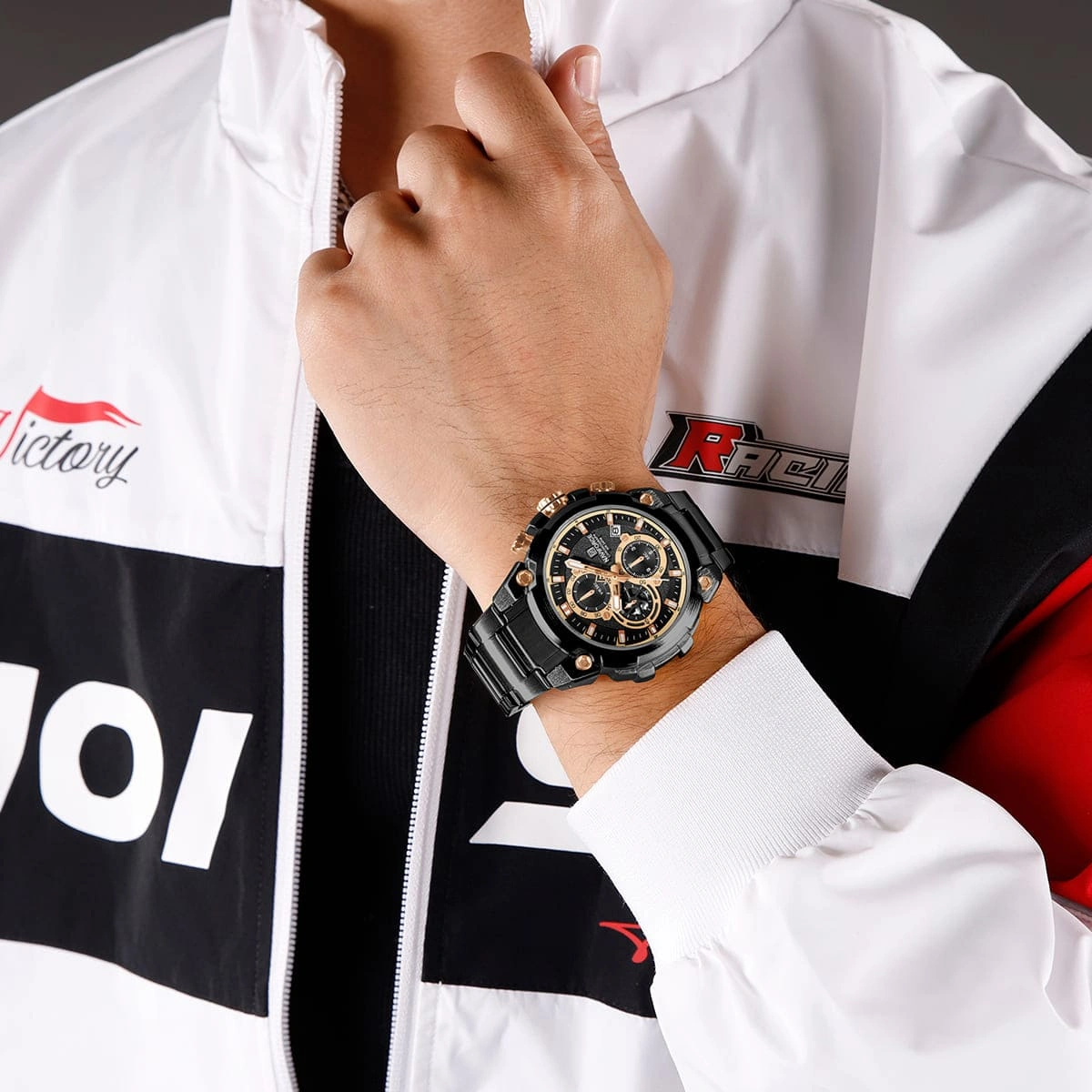 Naviforce Watch For Men NF8071-B-RG-B
