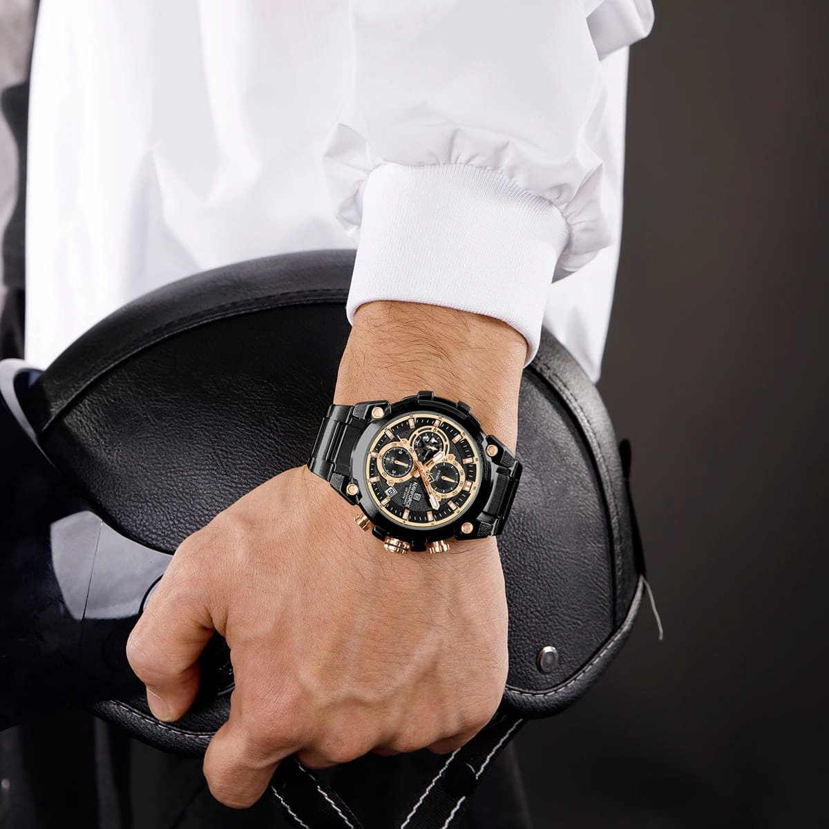 Naviforce Watch For Men NF8071-B-RG-B