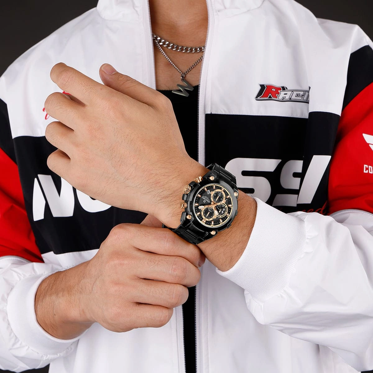 Naviforce Watch For Men NF8071-B-RG-B