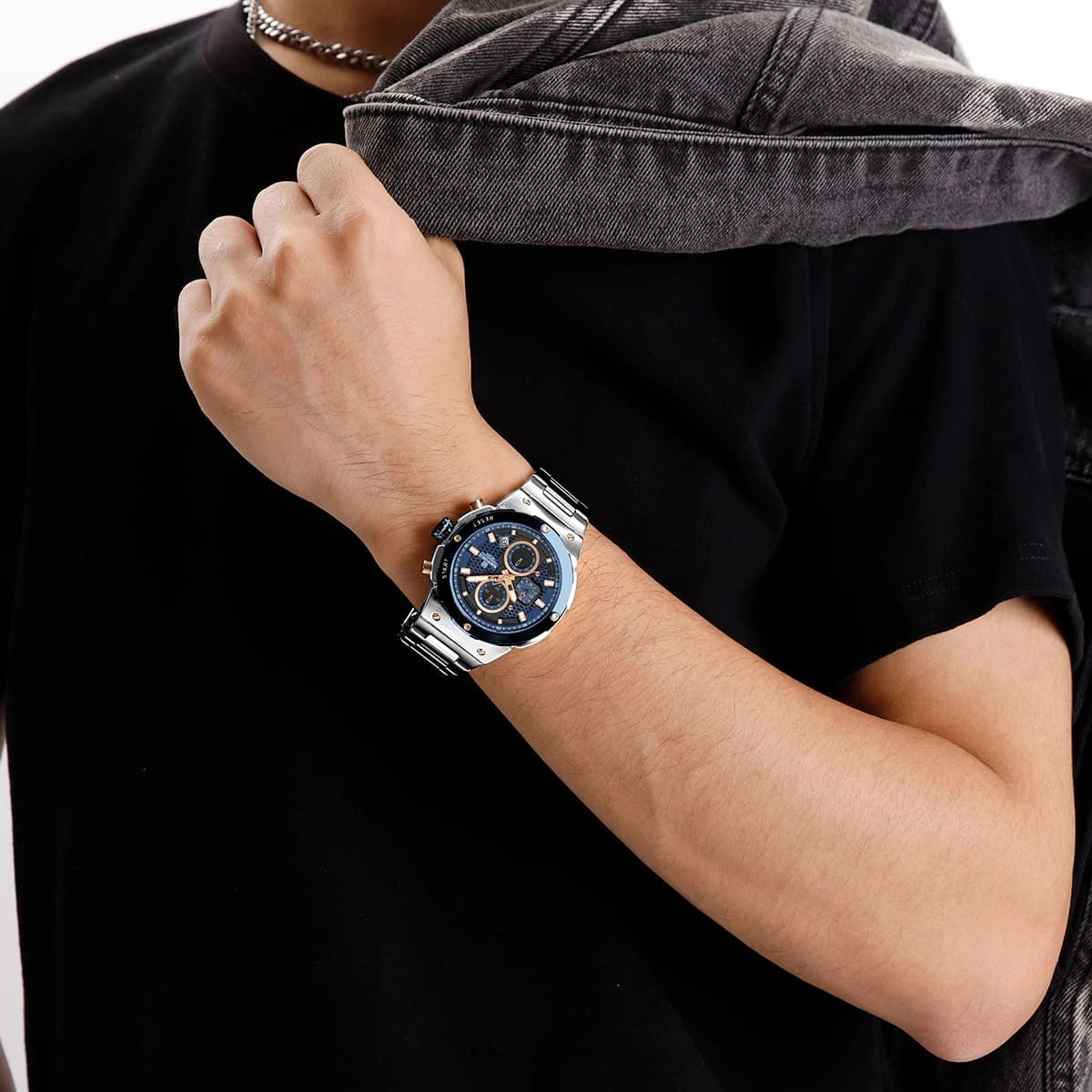 Naviforce Watch For Men NF8072-S-BE-S