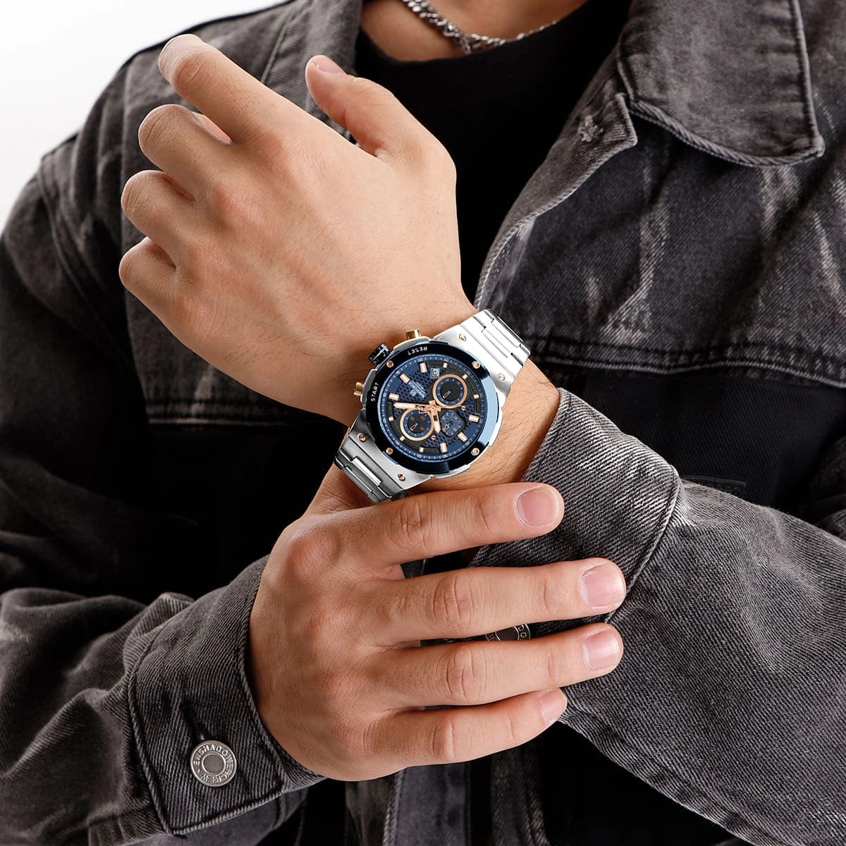 Naviforce Watch For Men NF8072-S-BE-S