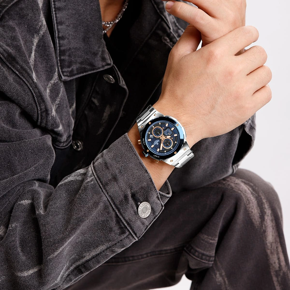 Naviforce Watch For Men NF8072-S-BE-S