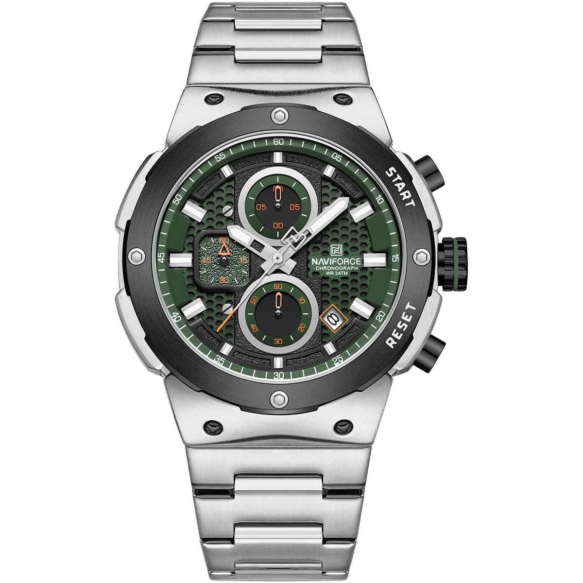 Naviforce Watch For Men NF8072-S-GN-S