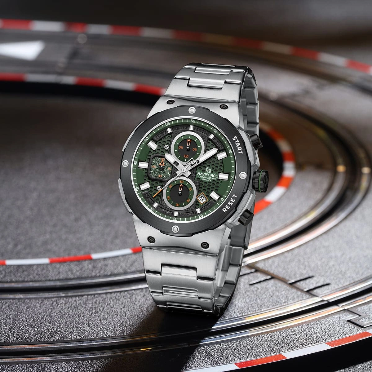 Naviforce Watch For Men NF8072-S-GN-S