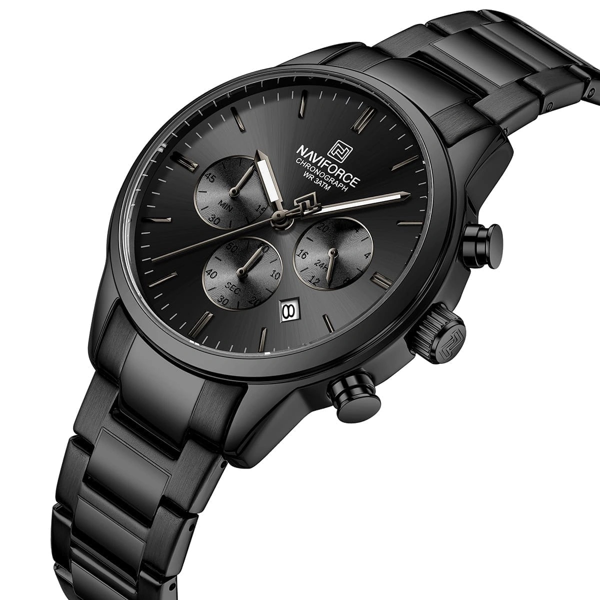 Naviforce Watch For Men NF8076-B-B-B