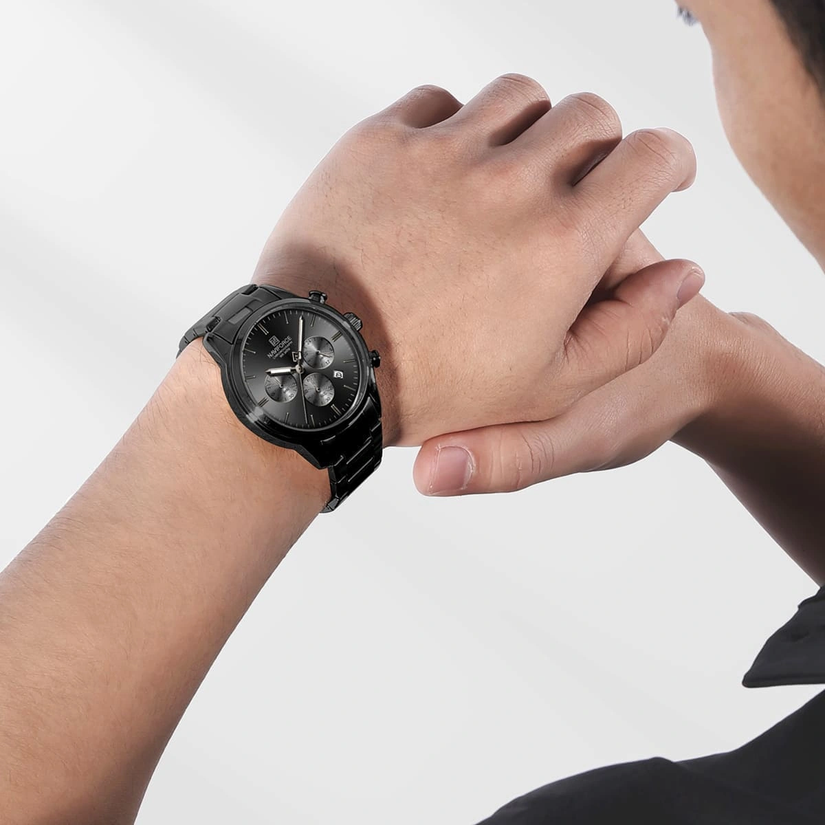 Naviforce Watch For Men NF8076-B-B-B