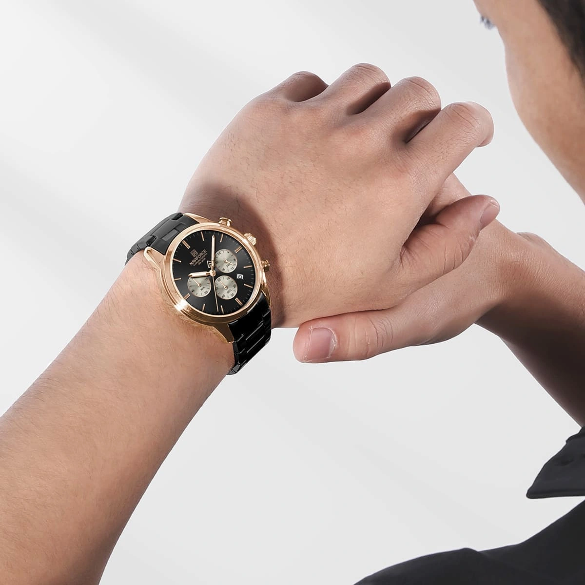 Naviforce Watch For Men NF8076-RG-B-B