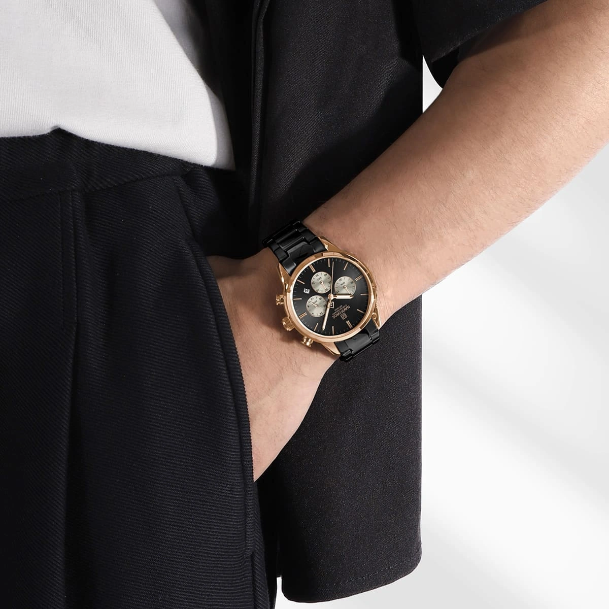 Naviforce Watch For Men NF8076-RG-B-B