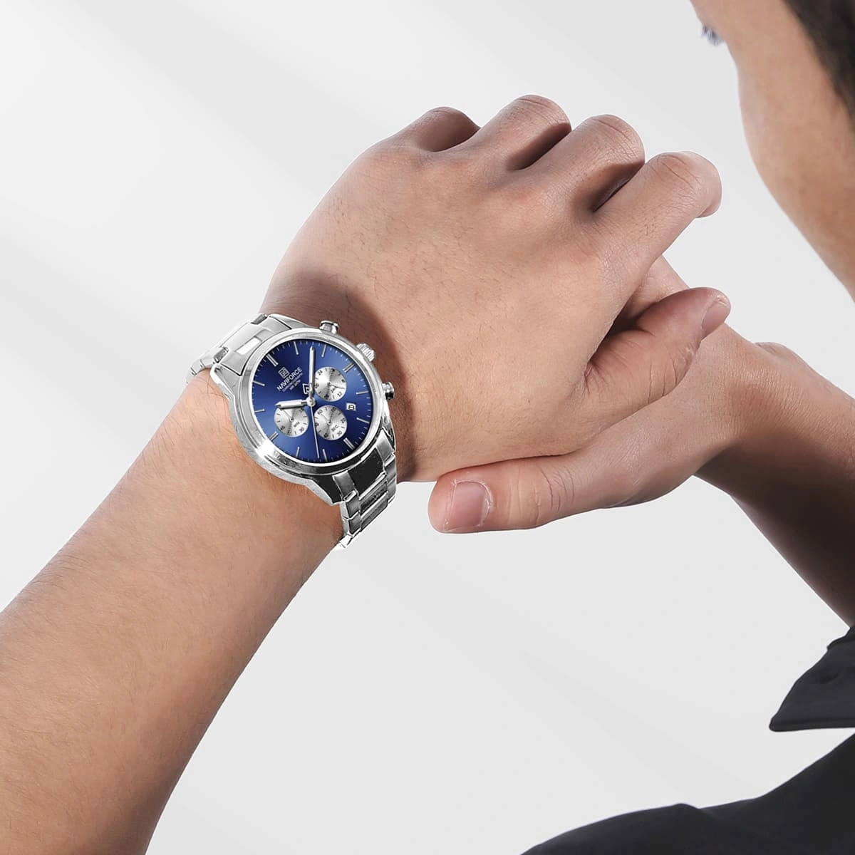 Naviforce Watch For Men NF8076-S-BE-S