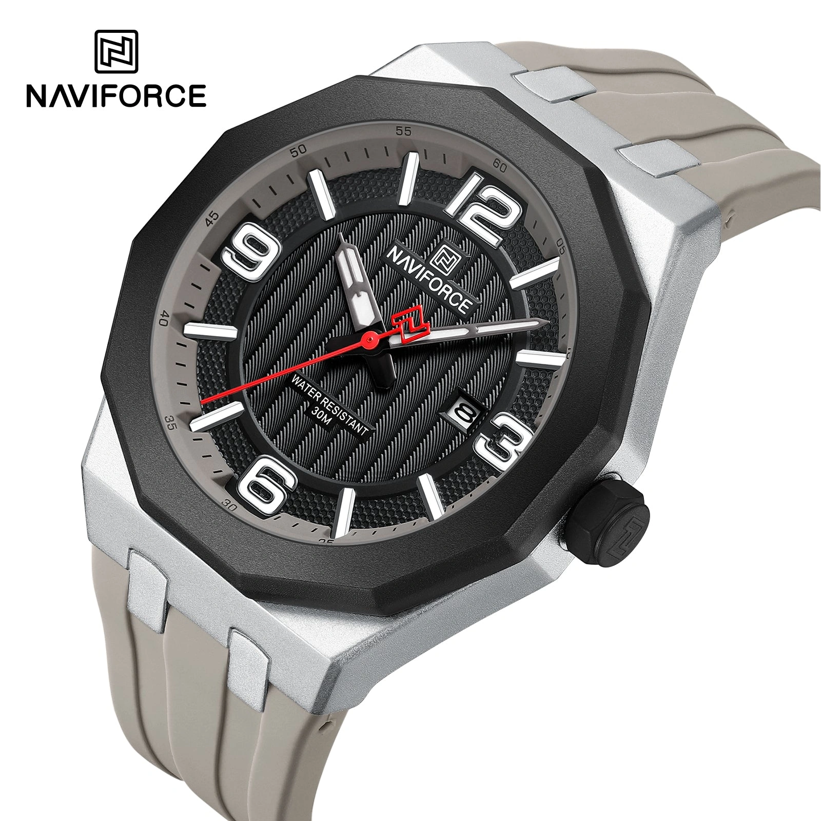 Naviforce Watch For Men NF8079 S-B-B