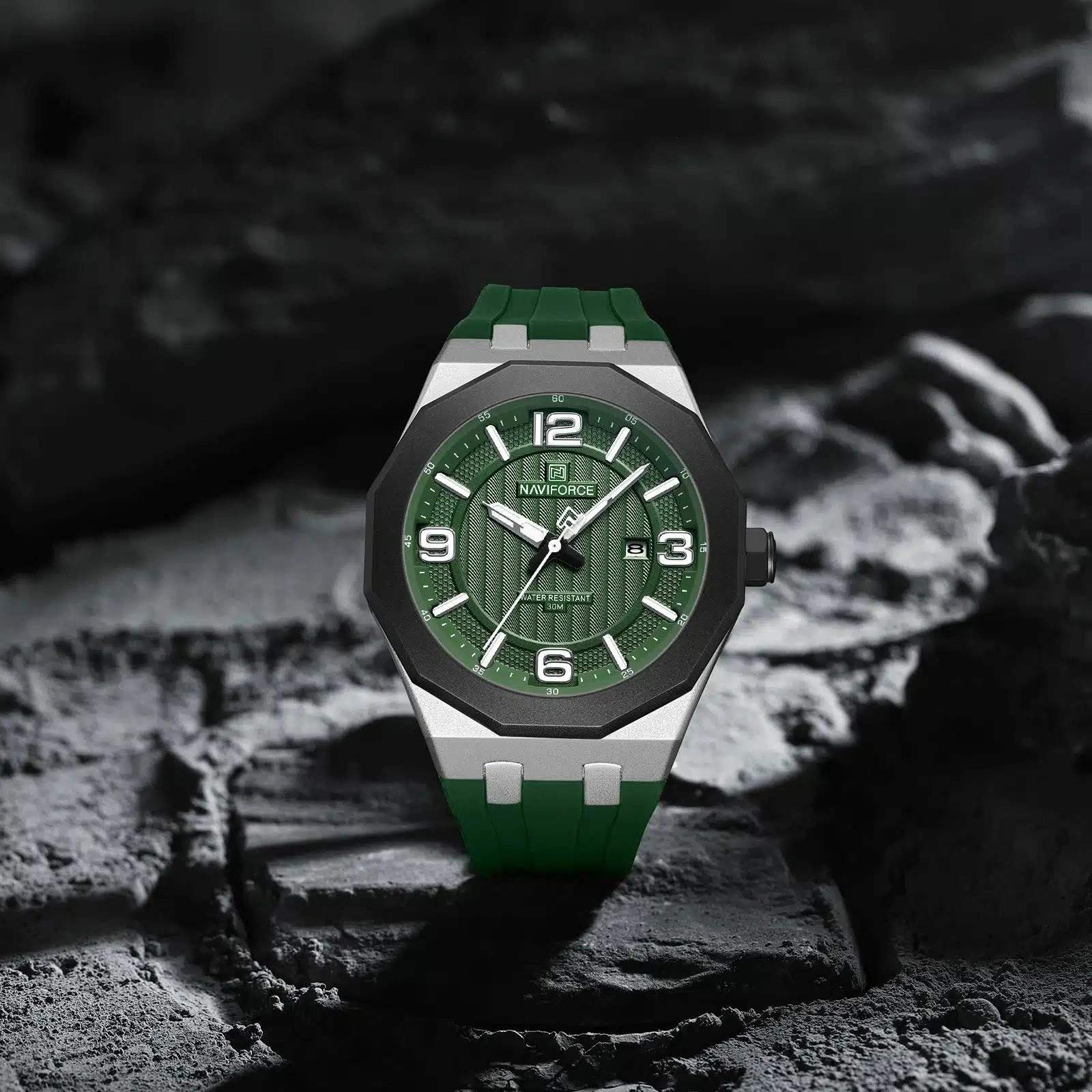 Naviforce Watch For Men NF8079 S-GN-GN