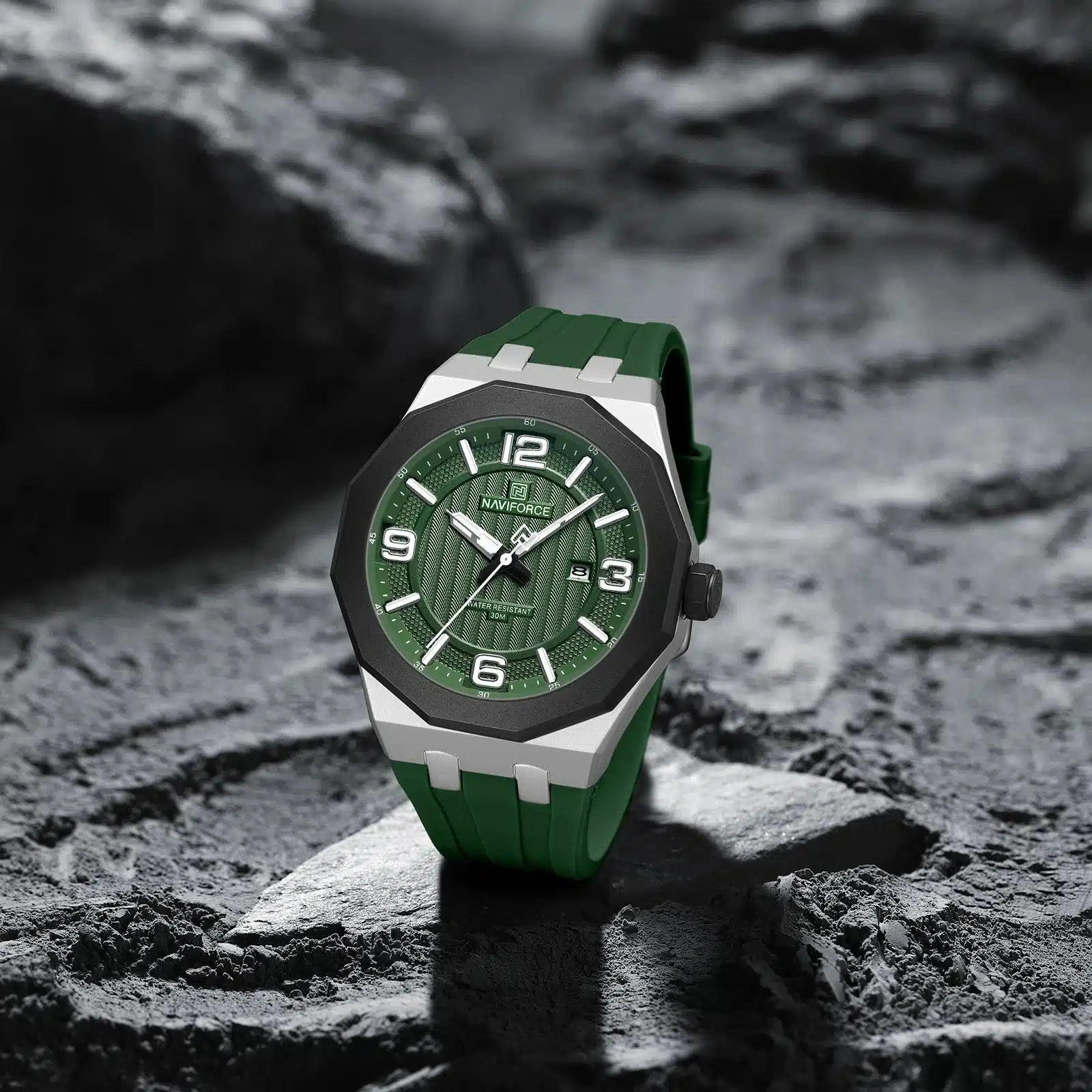 Naviforce Watch For Men NF8079 S-GN-GN