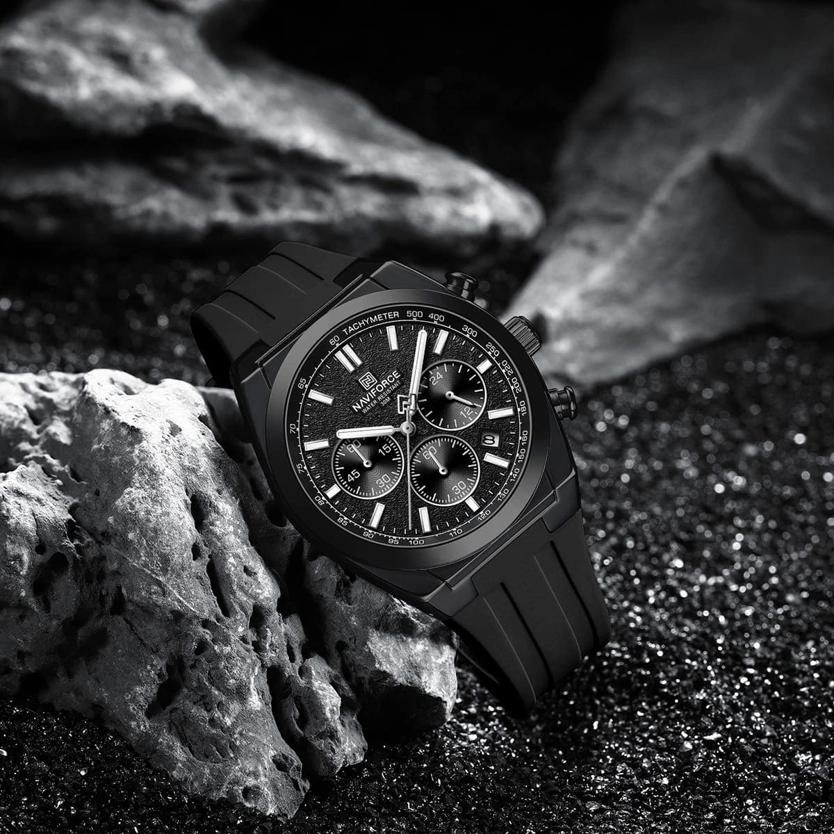 Naviforce Watch For Men NF8080-B-B-B