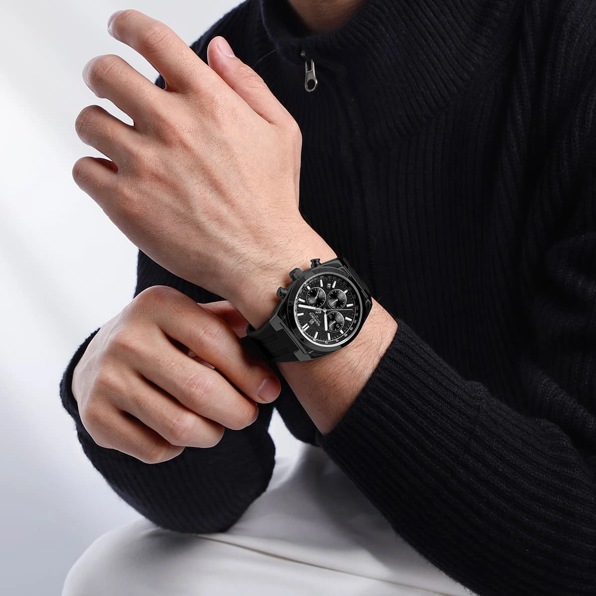 Naviforce Watch For Men NF8080-B-B-B