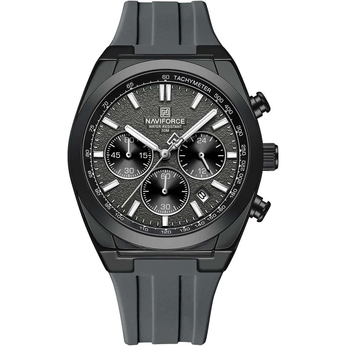 Naviforce Watch For Men NF8080-B-GY-GY