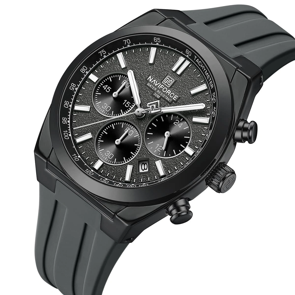 Naviforce Watch For Men NF8080-B-GY-GY