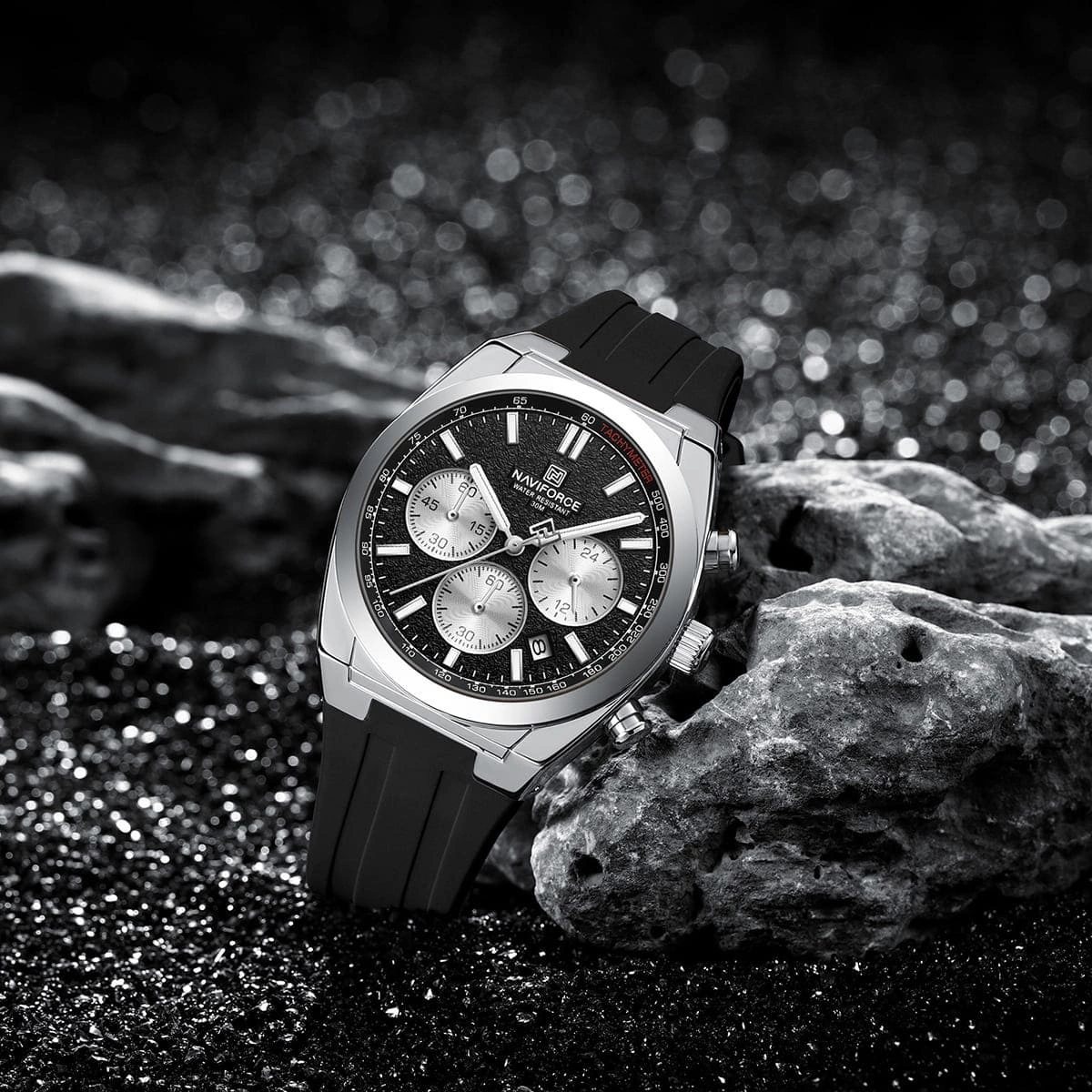 Naviforce Watch For Men NF8080-S-B-B