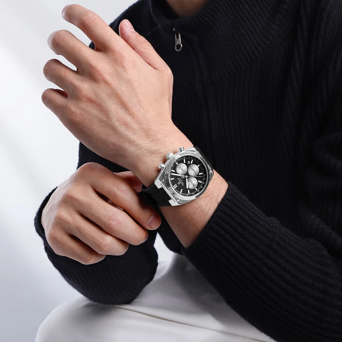 Naviforce Watch For Men NF8080-S-B-B