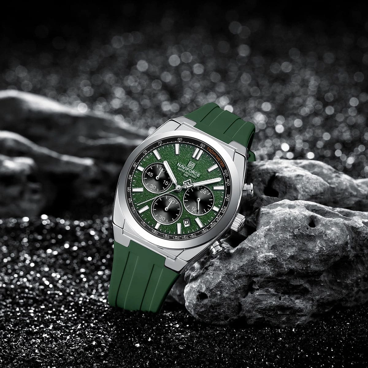 Naviforce Watch For Men NF8080-S-GN-GN