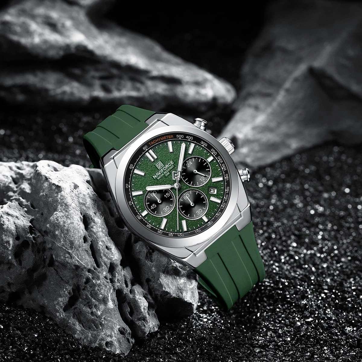 Naviforce Watch For Men NF8080-S-GN-GN