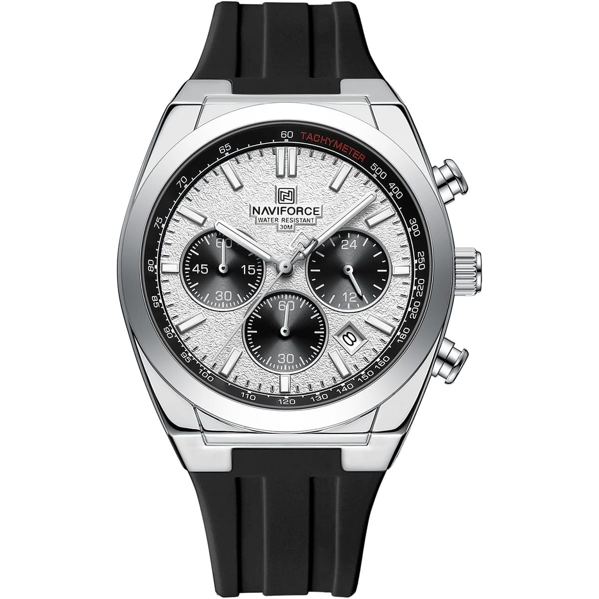 Naviforce Watch For Men NF8080-S-W-B