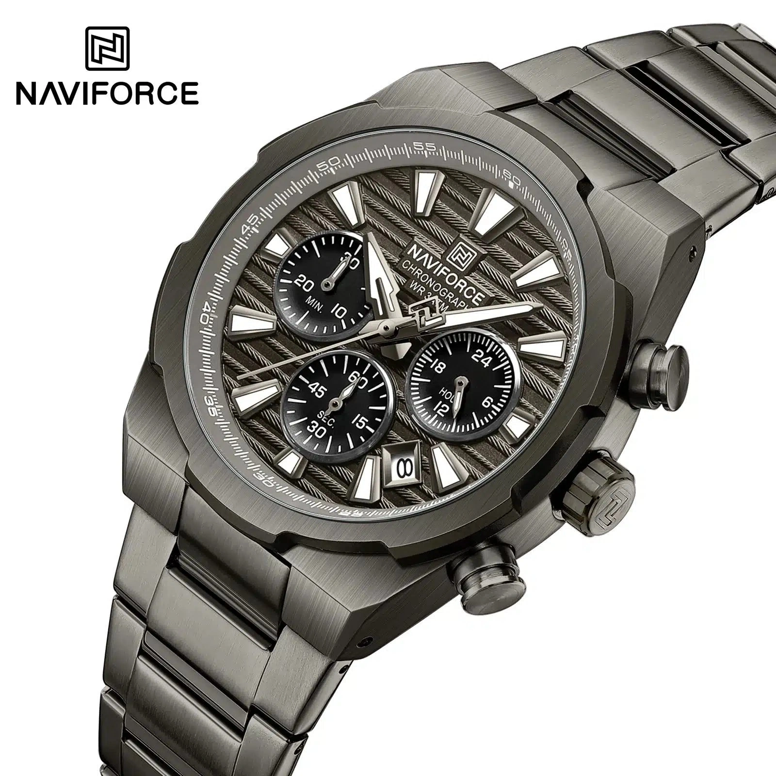 Naviforce Watch For Men NF8081 B-B-B