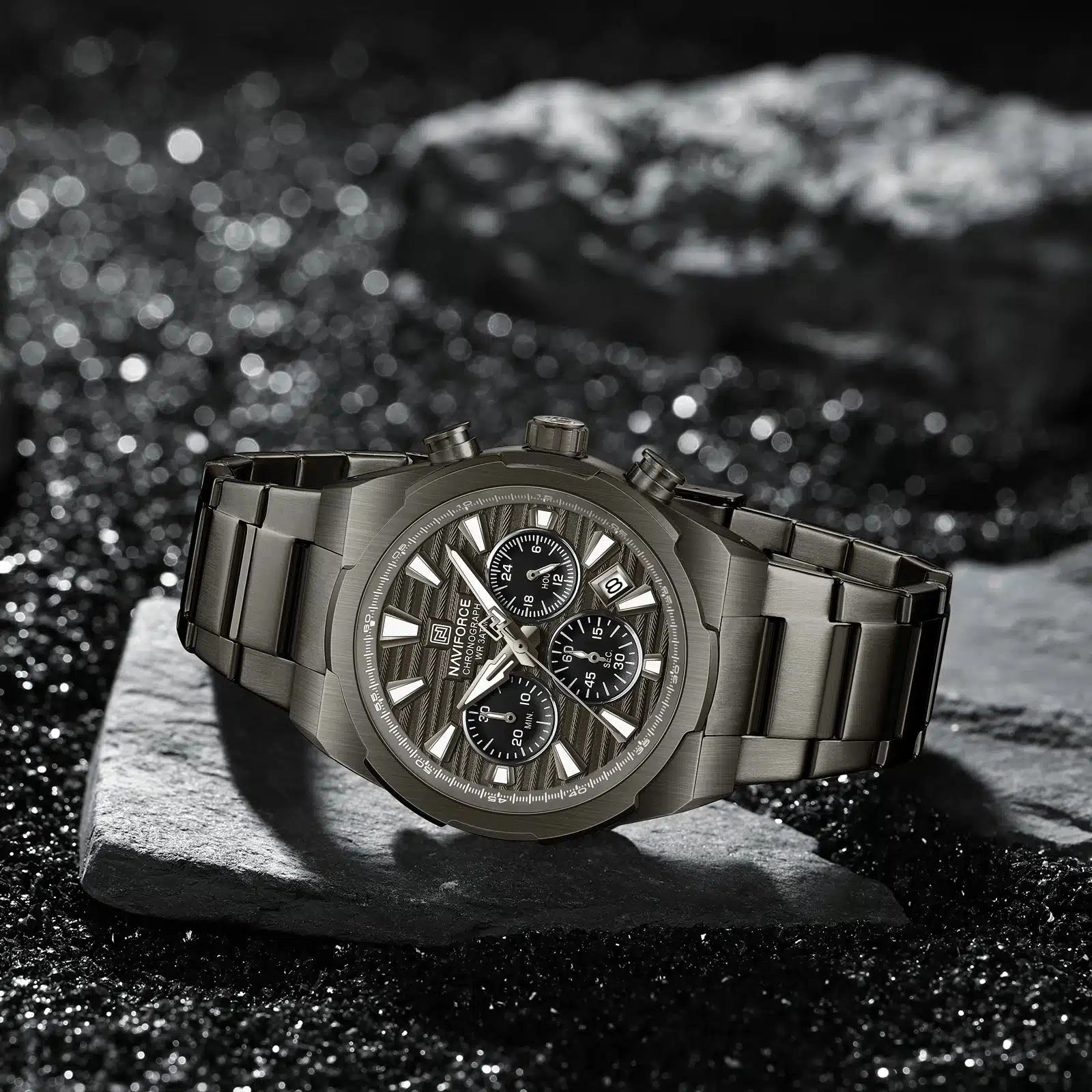 Naviforce Watch For Men NF8081 B-B-B