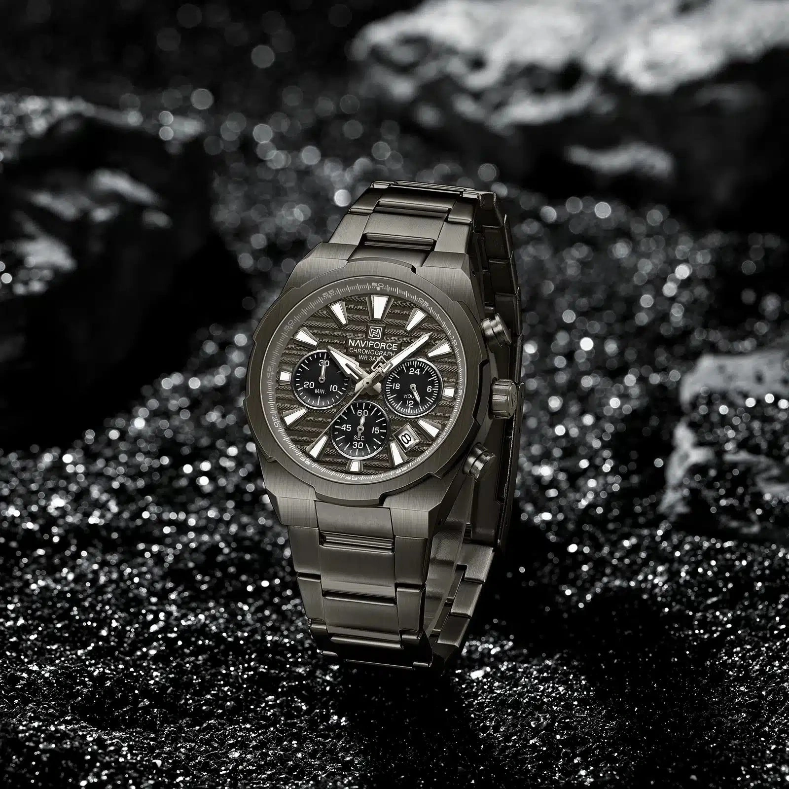 Naviforce Watch For Men NF8081 B-B-B