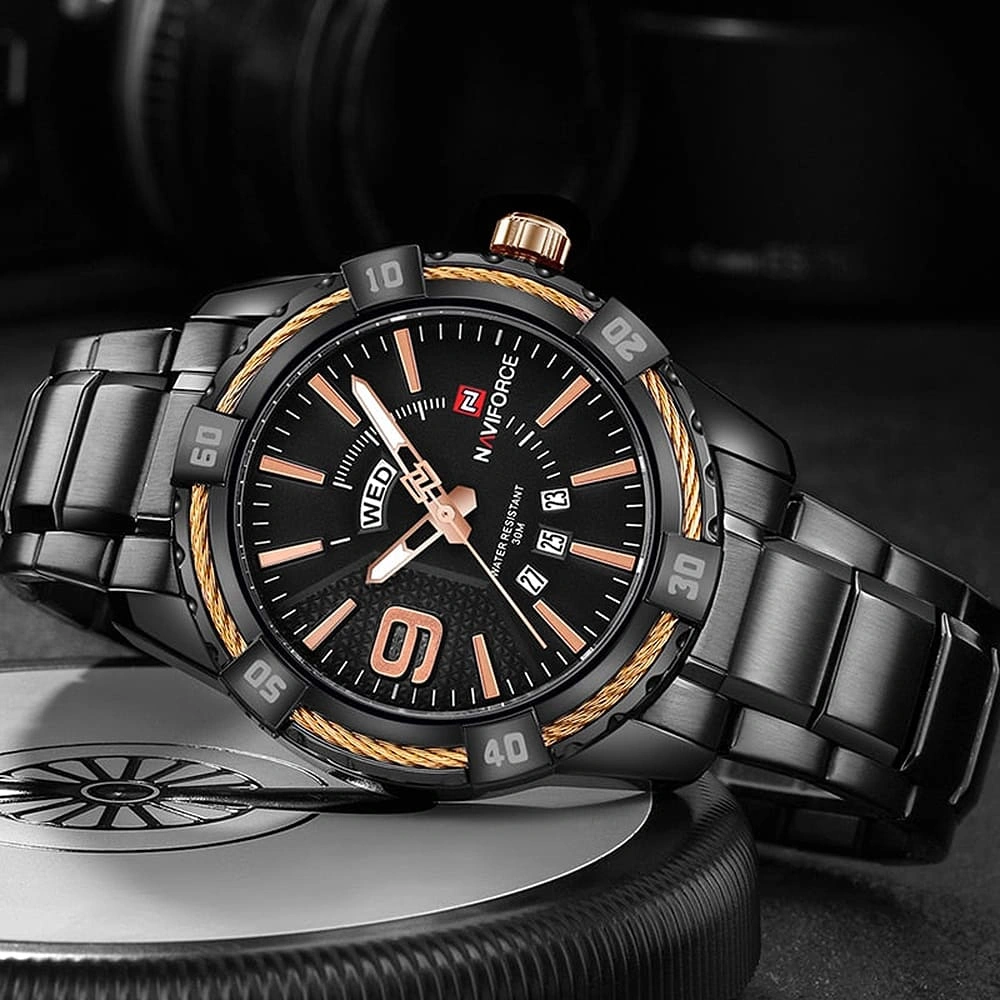 Naviforce Watch For Men NF9117S-B-RG