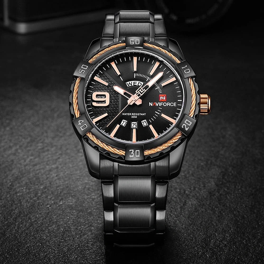 Naviforce Watch For Men NF9117S-B-RG