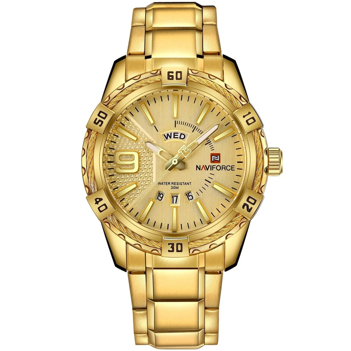 Naviforce Watch For Men NF9117S-G-G
