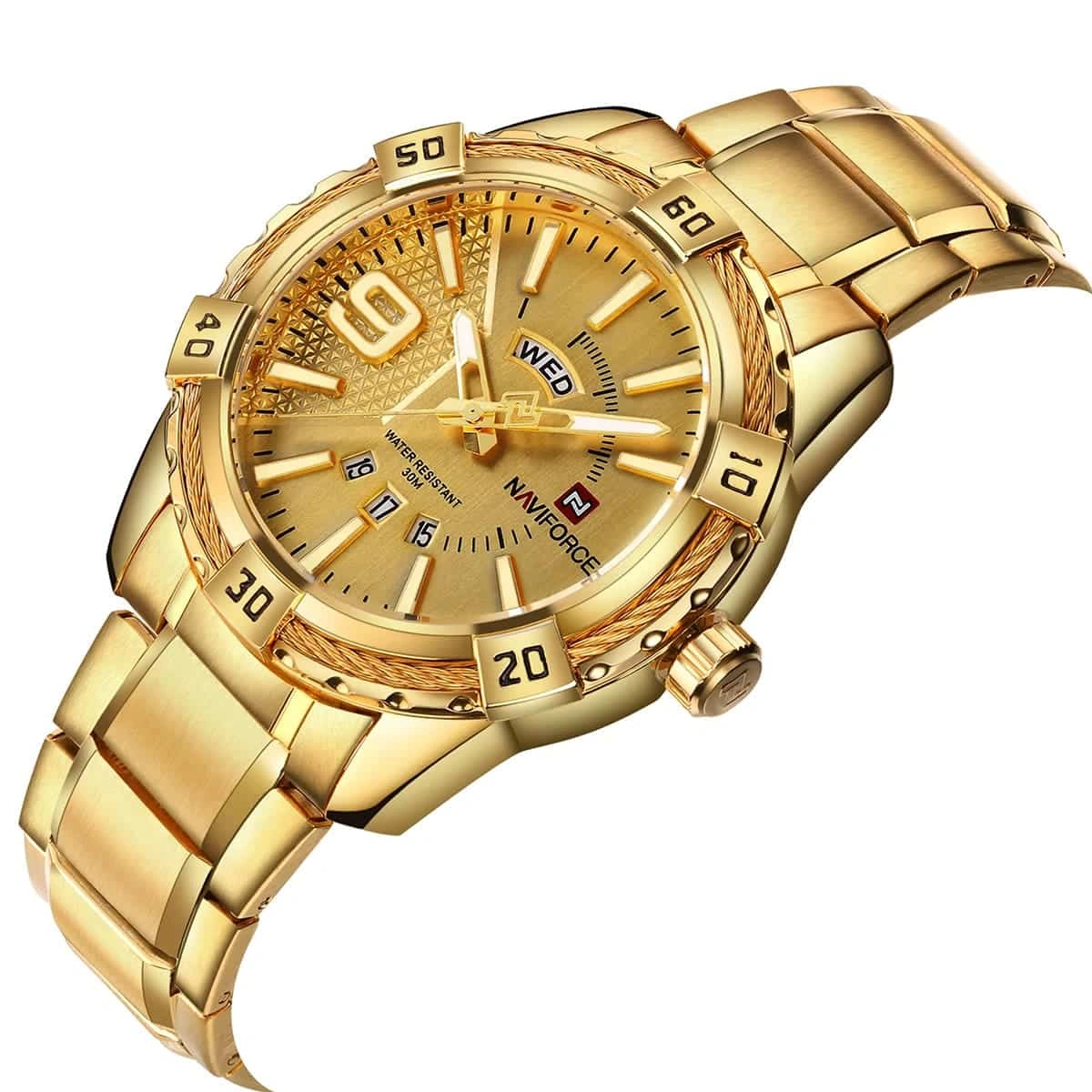 Naviforce Watch For Men NF9117S-G-G