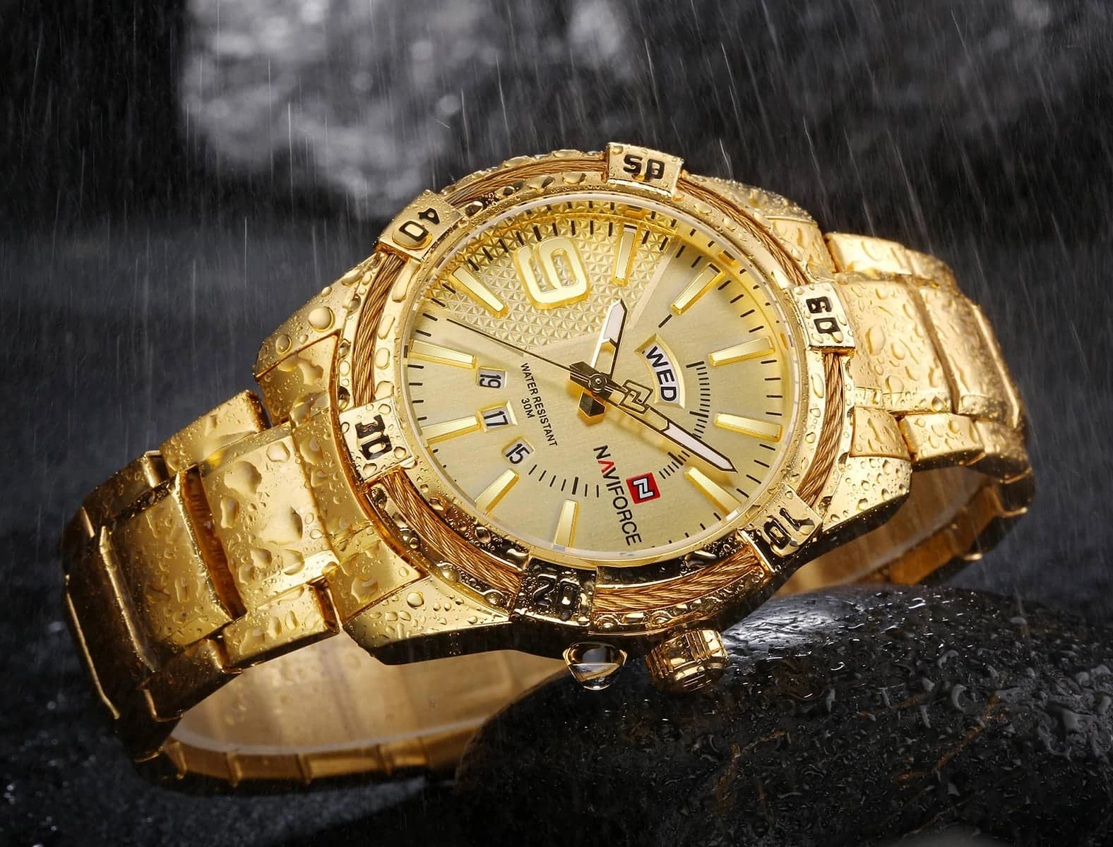 Naviforce Watch For Men NF9117S-G-G