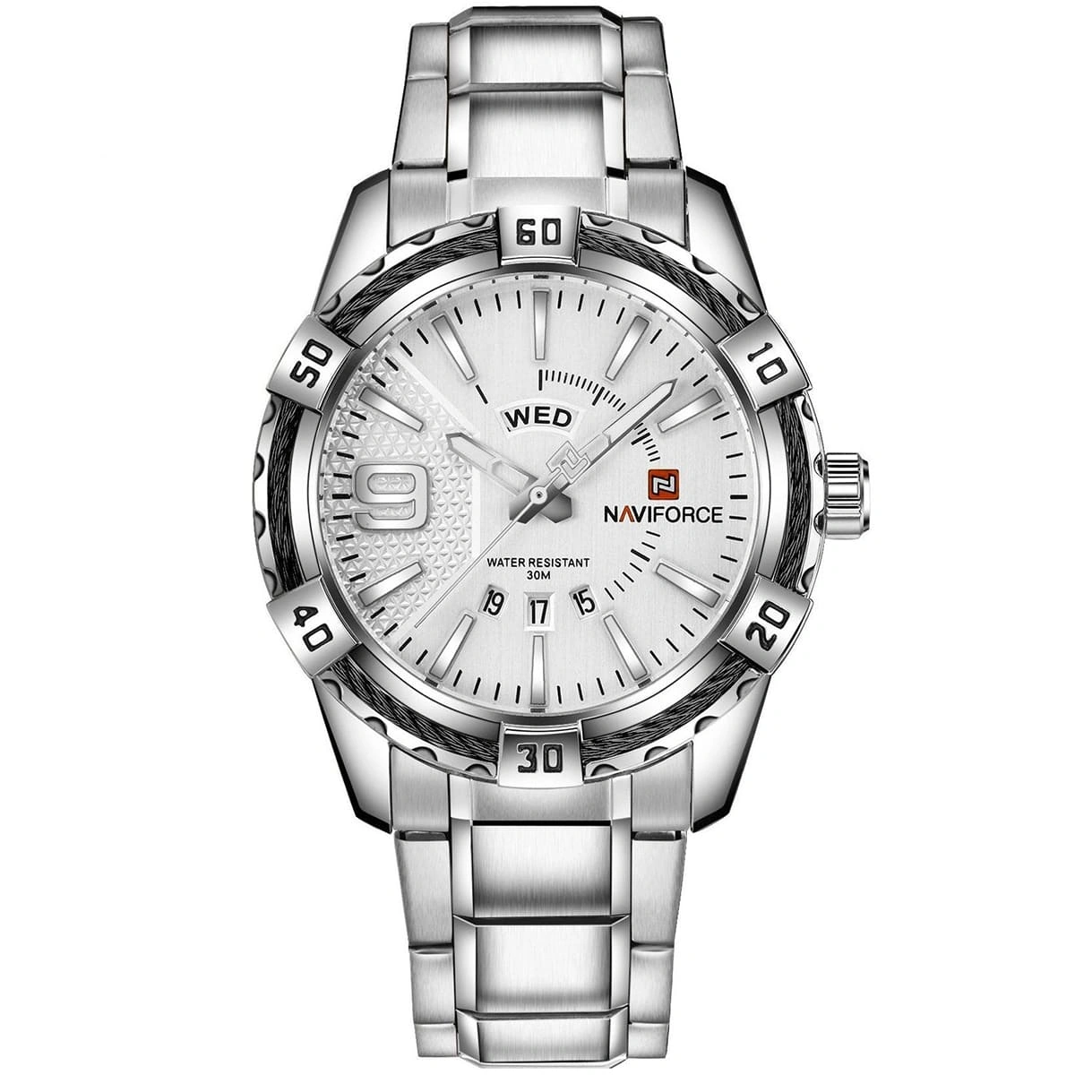 Naviforce Watch For Men NF9117S-S-W