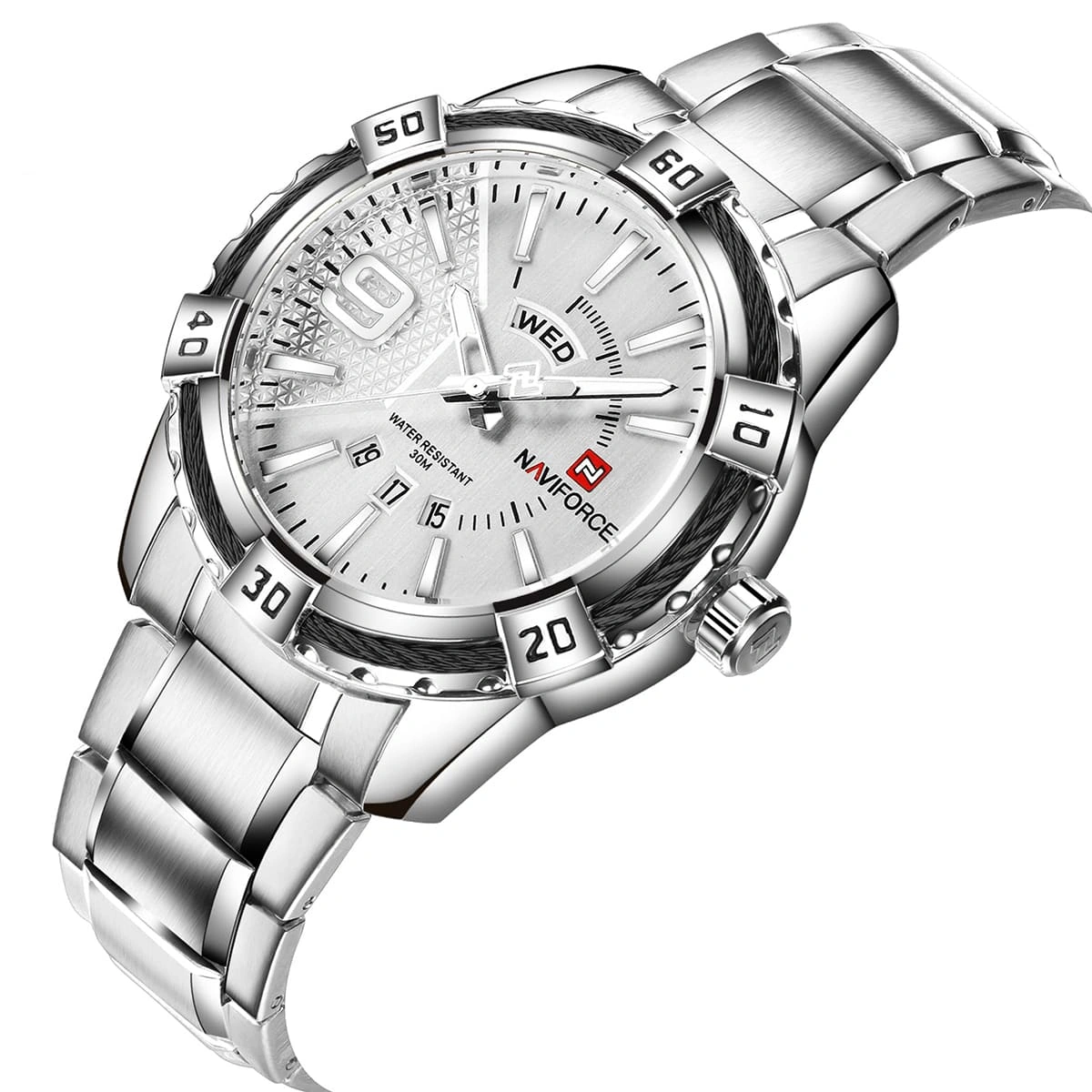 Naviforce Watch For Men NF9117S-S-W