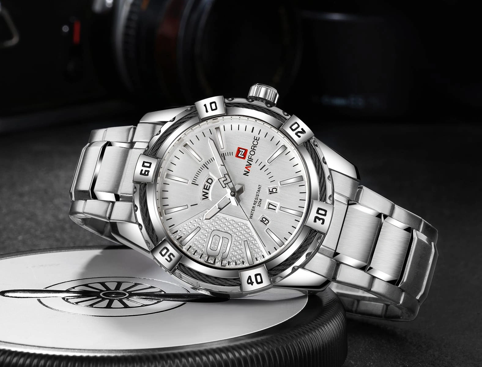 Naviforce Watch For Men NF9117S-S-W