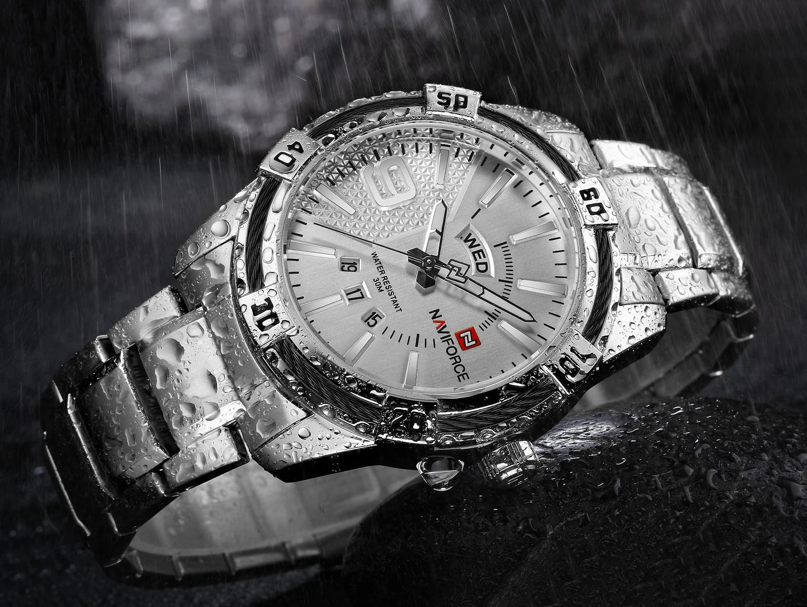 Naviforce Watch For Men NF9117S-S-W