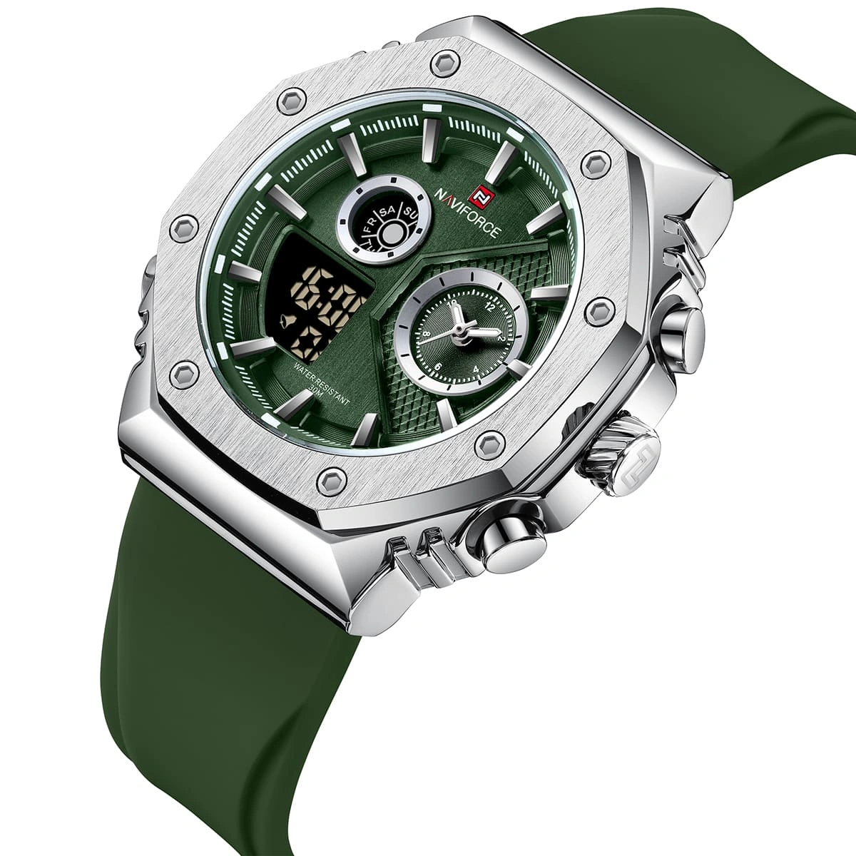 Naviforce Watch For Men NF9216T-S-GN-GN